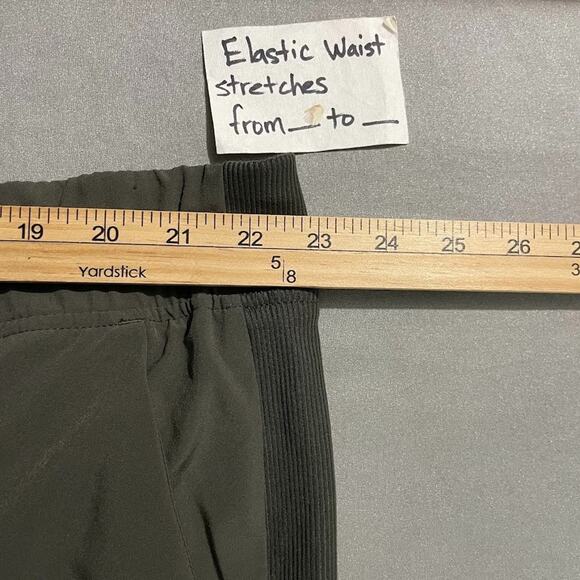 Athleta Size 18 Green Brooklyn Ankle Pants Lightweight Travel Casual Athleisure - Picture 11 of 15